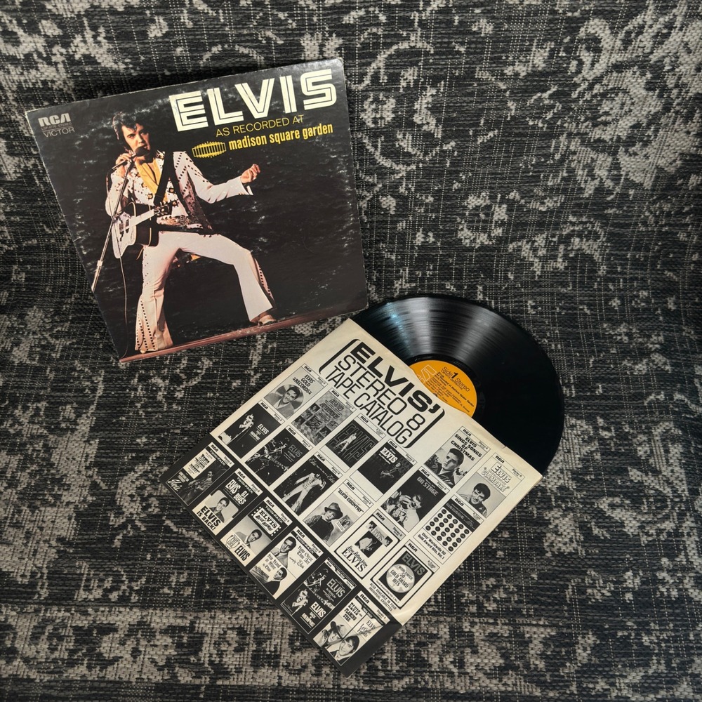 Elvis Presley Live‎ at Madison Square Garden Vinyl Record LP 1972 RCA Victor